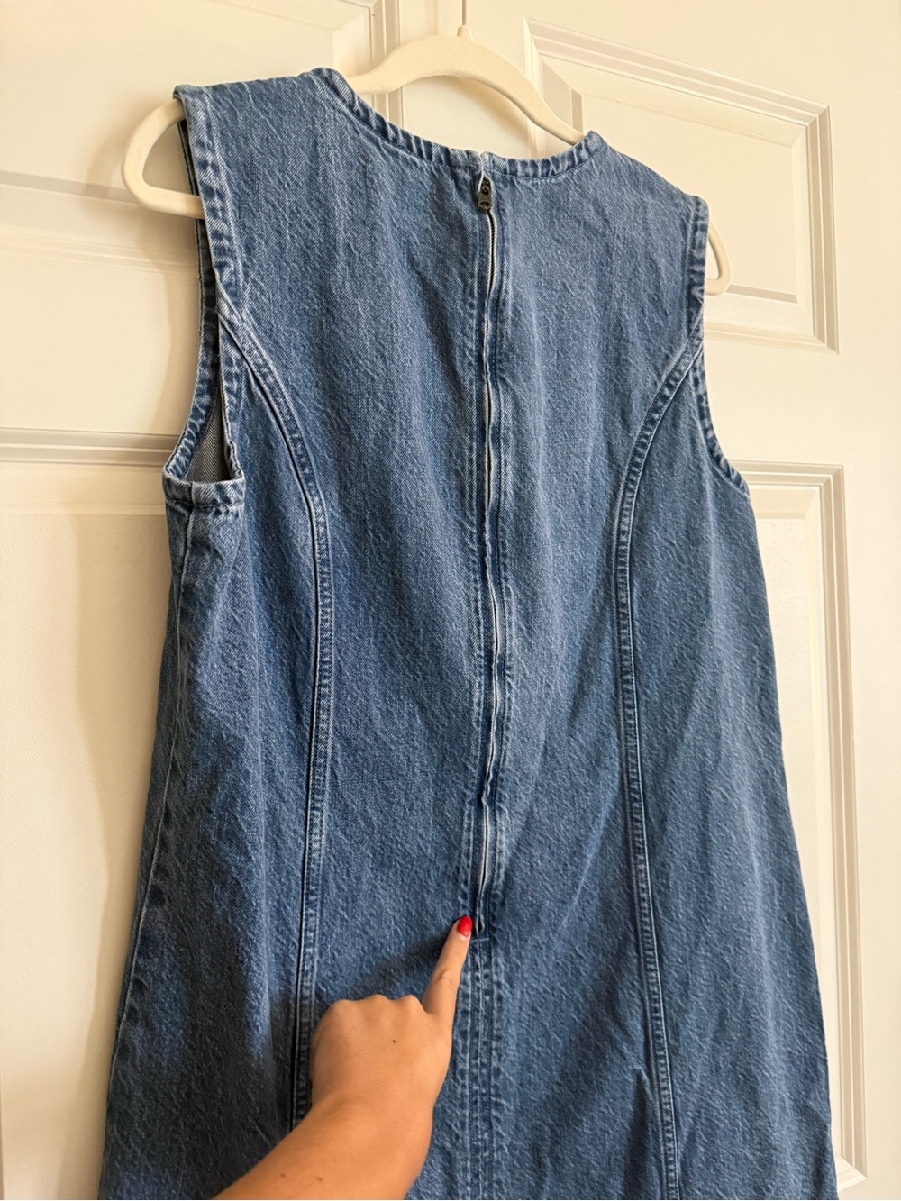 Abercrombie Denim Shift Mini Dress - Picture 9 of 9